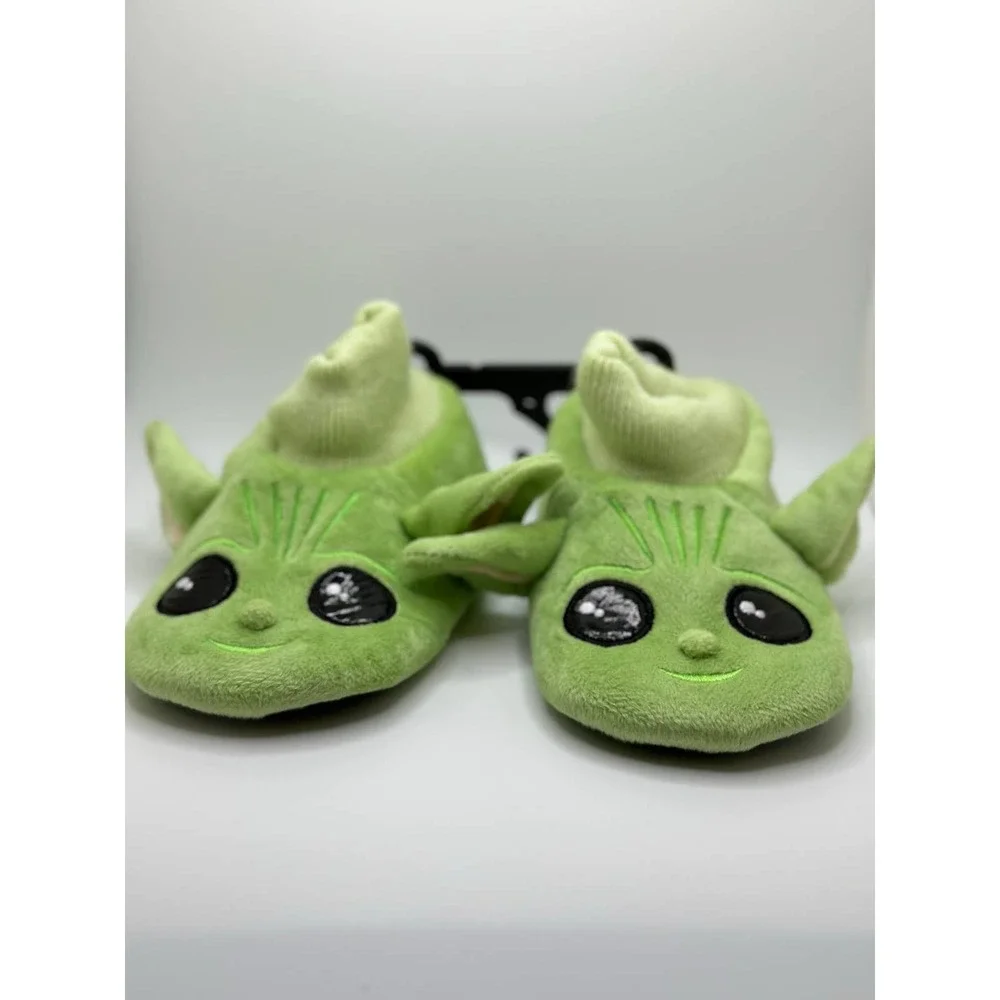 Disney Star Wars Grogu Baby Yoda Slippers Toddler Size 7-8 The Mandalorian - Picture 3 of 5
